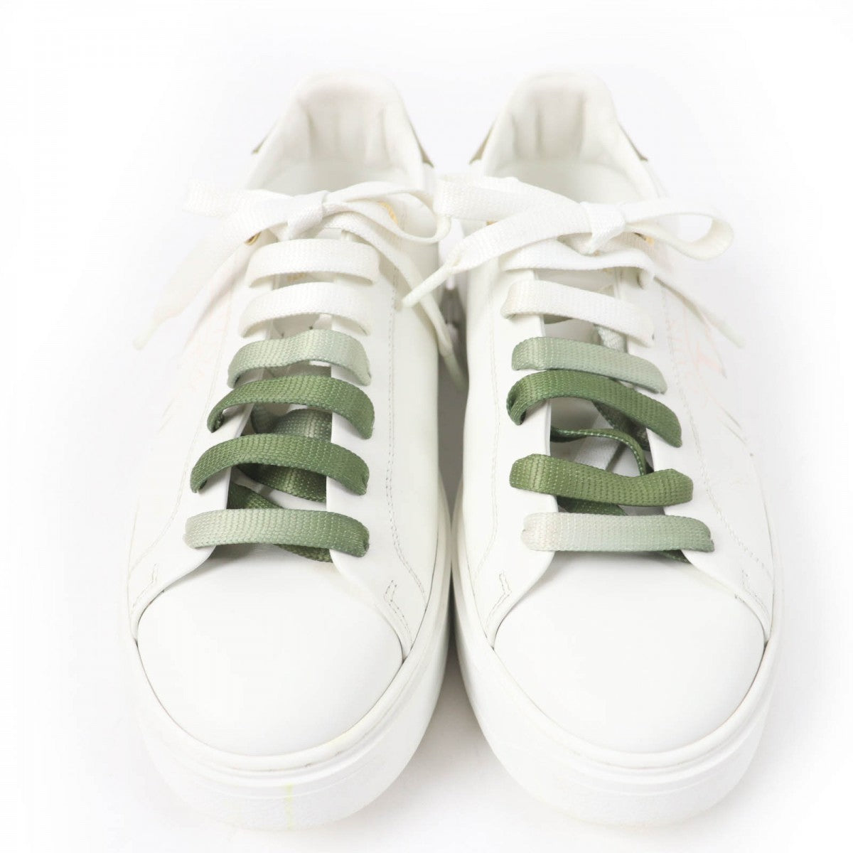 LOUIS VUITTON Low cut sneakers Main: Leather white timeout line Women 37.5