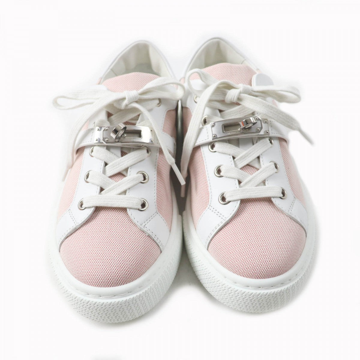HERMES sneakers Main: Canvas, Part: Leather pink Day Women 36.5