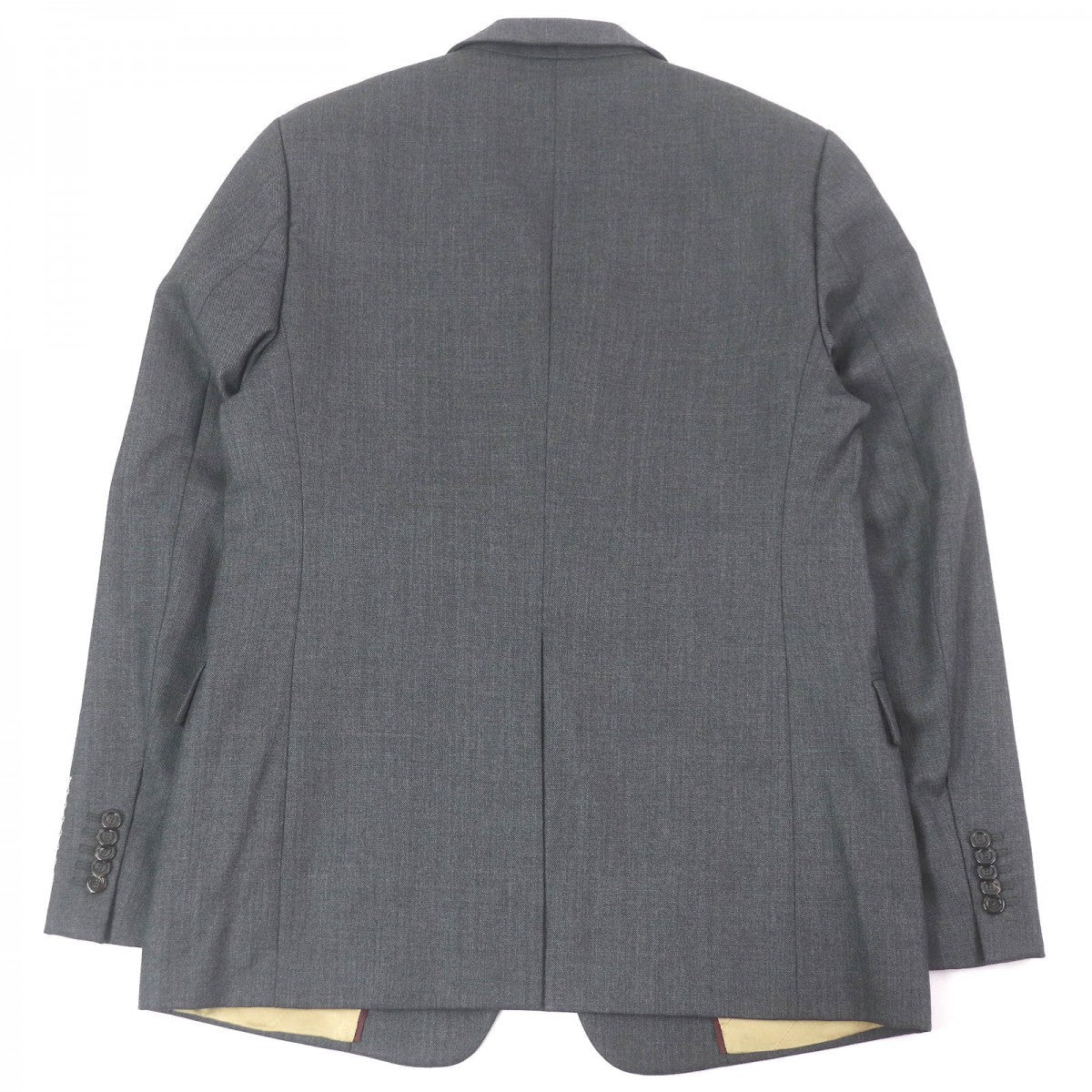GUCCI tailored jacket 625378 Outer: 100% wool, Lining: 100% rayon, Sleeve lining: 100% cupra gray mens 50