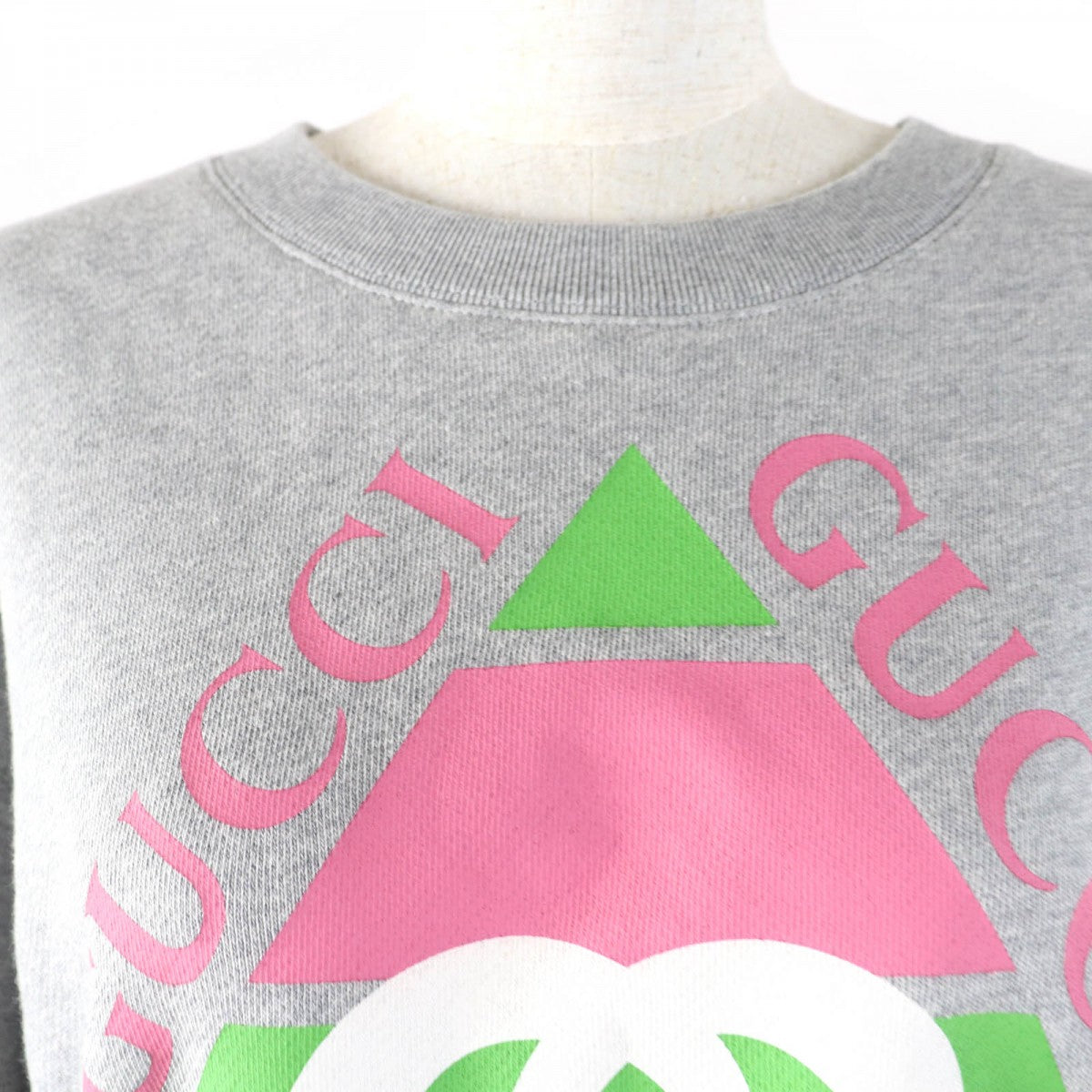 GUCCI sweat 717404 Main: 100% cotton gray Women S