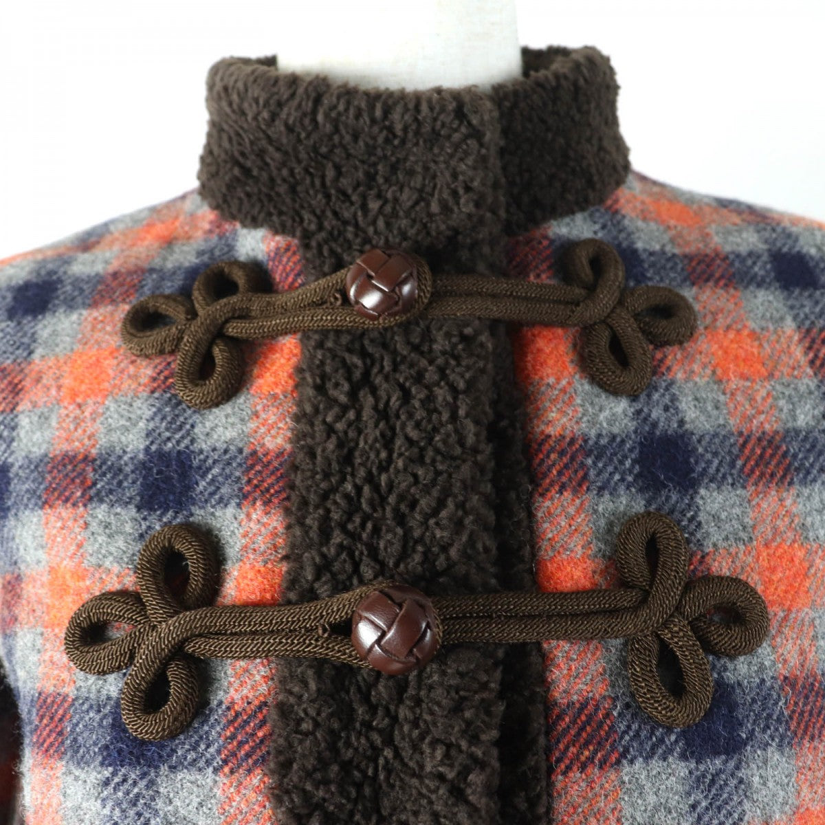 GUCCI coat 633365 Main: 100% wool, part: 89% acrylic, part: 11% polyester, filling: 100% polyester, part: 51% cotton multicolor Women 36