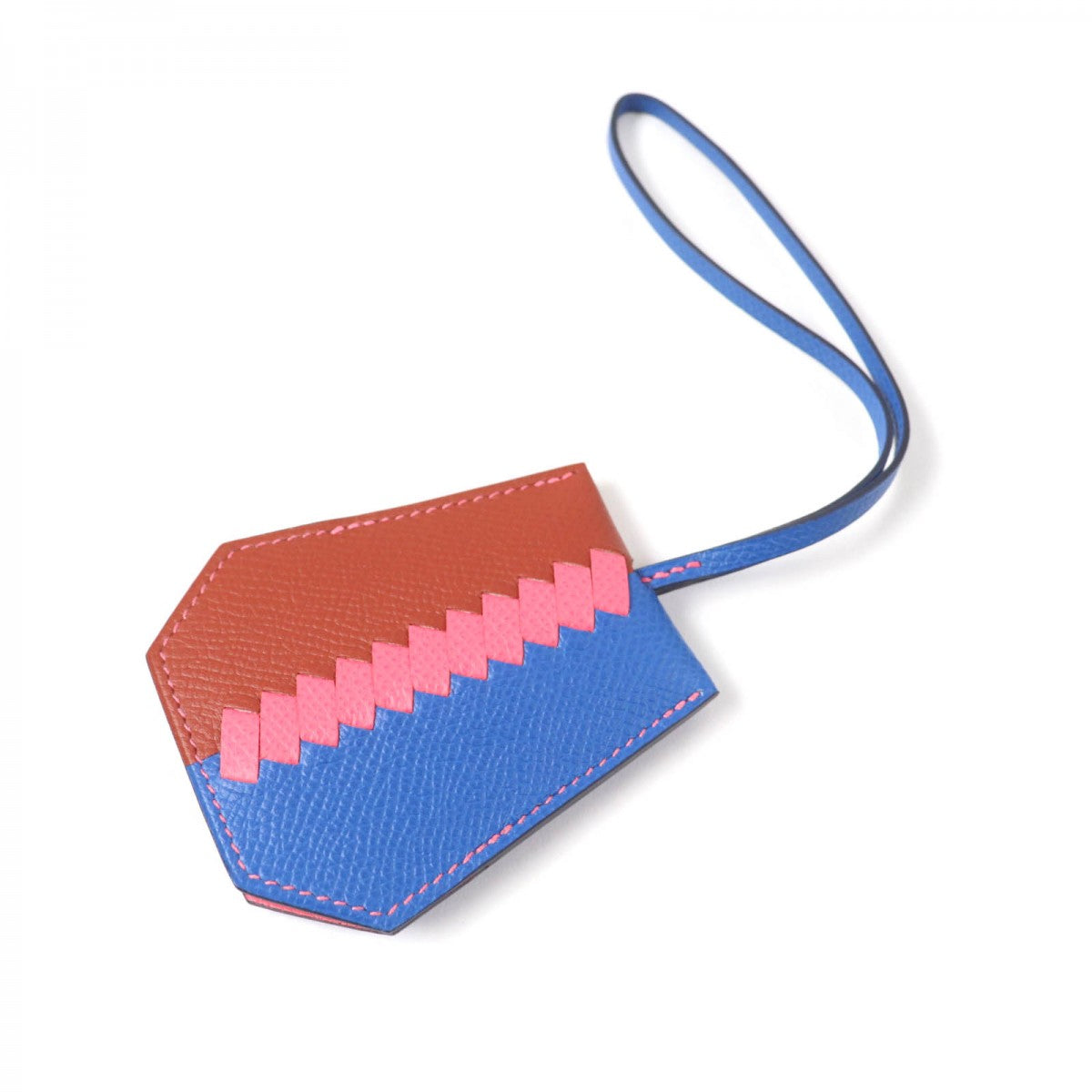 HERMES Bag charm Main�FEpsom multicolor Clochette�ECle Grand Trace Women