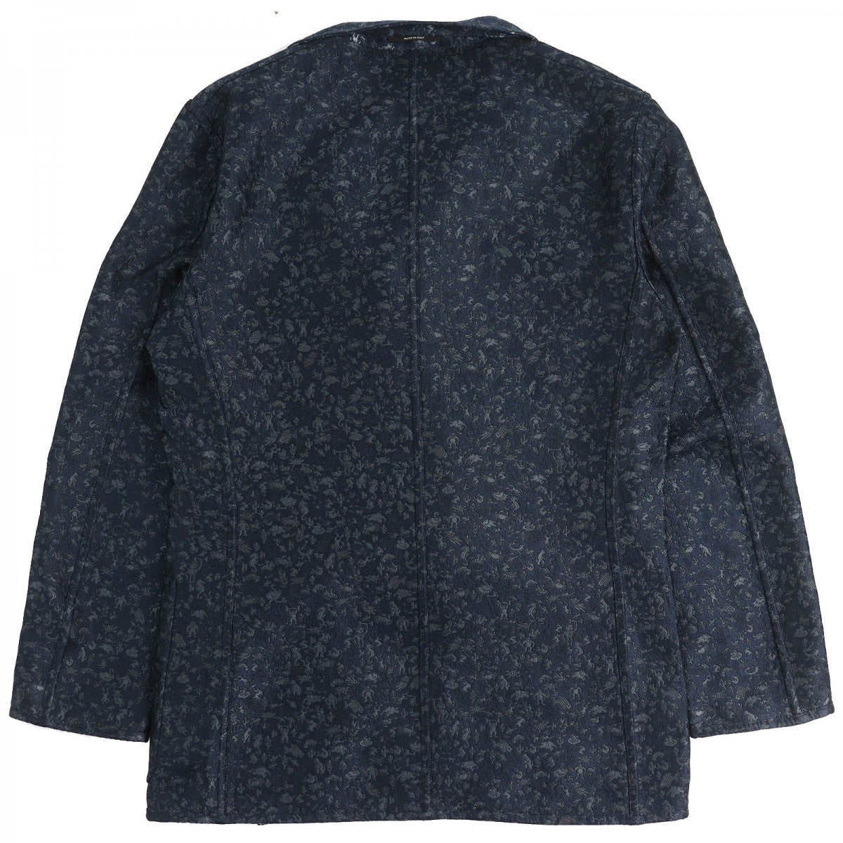 HERMES tailored jacket G19936 Main: 100% polyester Navy type mens 50