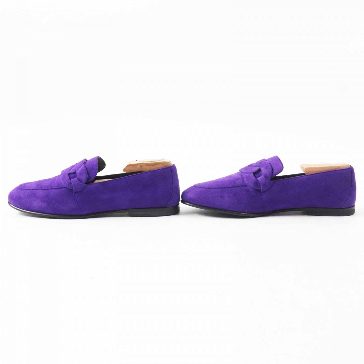 HERMES loafers 232012Z Main: Suede leather purple Honest Women 36