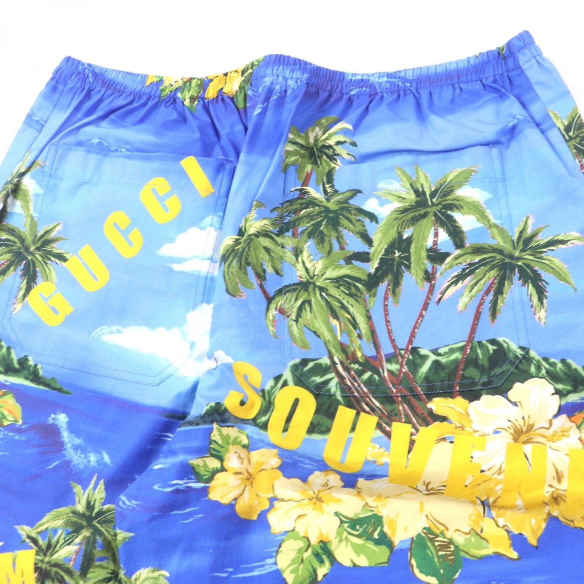 GUCCI Shorts 672698 Main: 100% cotton blue mens 46