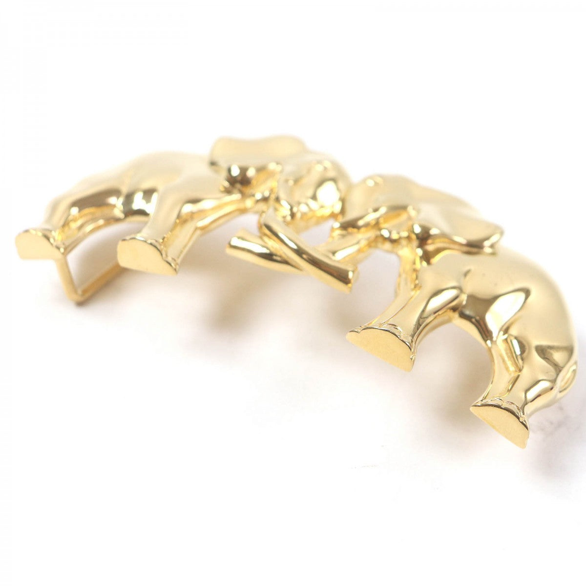 HERMES belt Gold Plated gold Belt buckle elephant mens(Unisex)