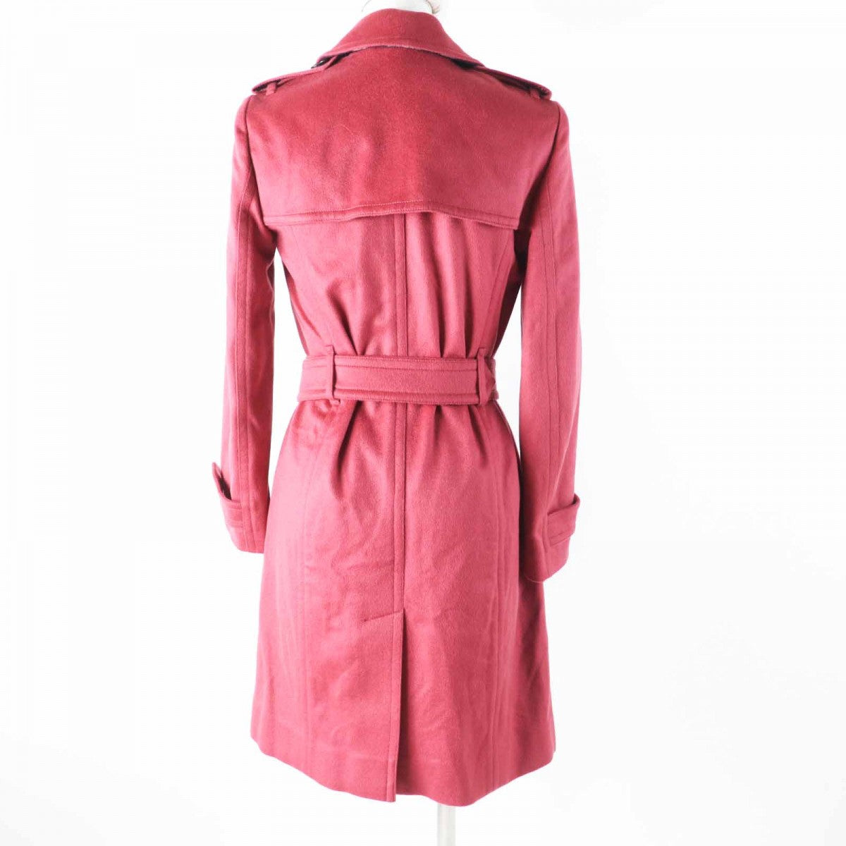 BURBERRY coat 4023676 Main: 100% cashmere, Lining: 60% acetate, Lining: 40% cupra, Part: 70% wool, Part: 20% nylon Pink type Women 34