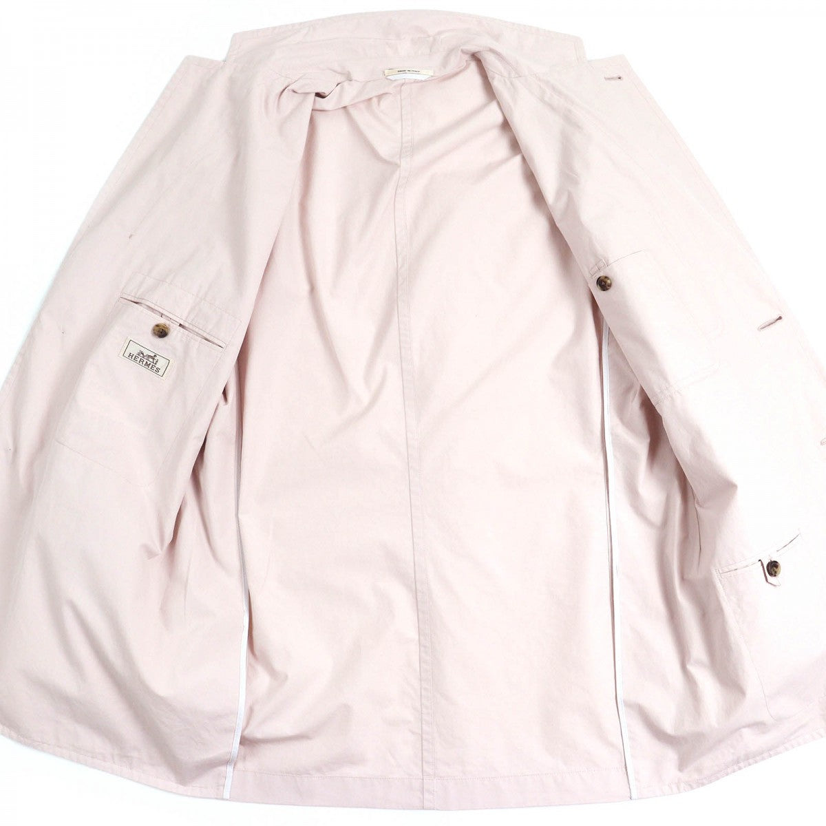 HERMES tailored jacket Main: 100% cotton Light pink mens 48