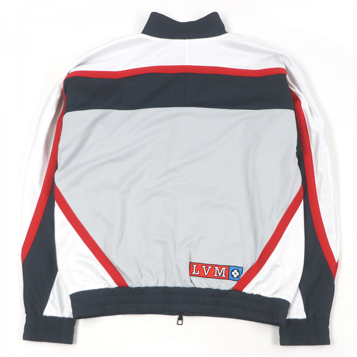 LOUIS VUITTON Blouson Main: 50% polyester, Main: 30% nylon, Main: 20% cotton gray Embellished LV Graphic Hockey mens L