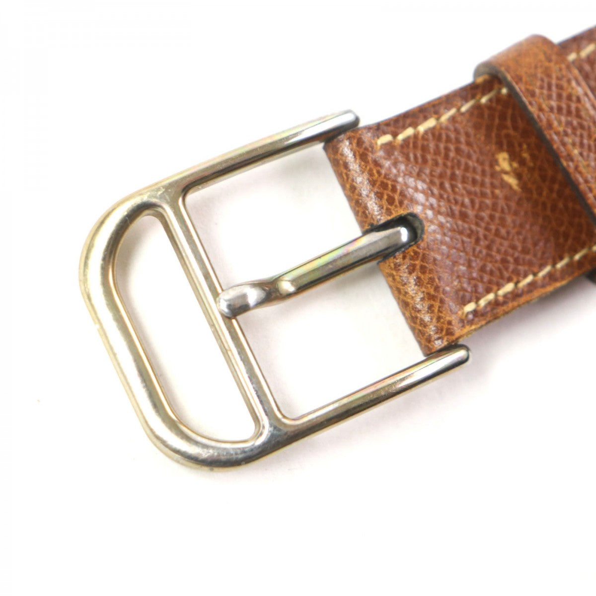 HERMES belt Main: Leather Dark brown mens