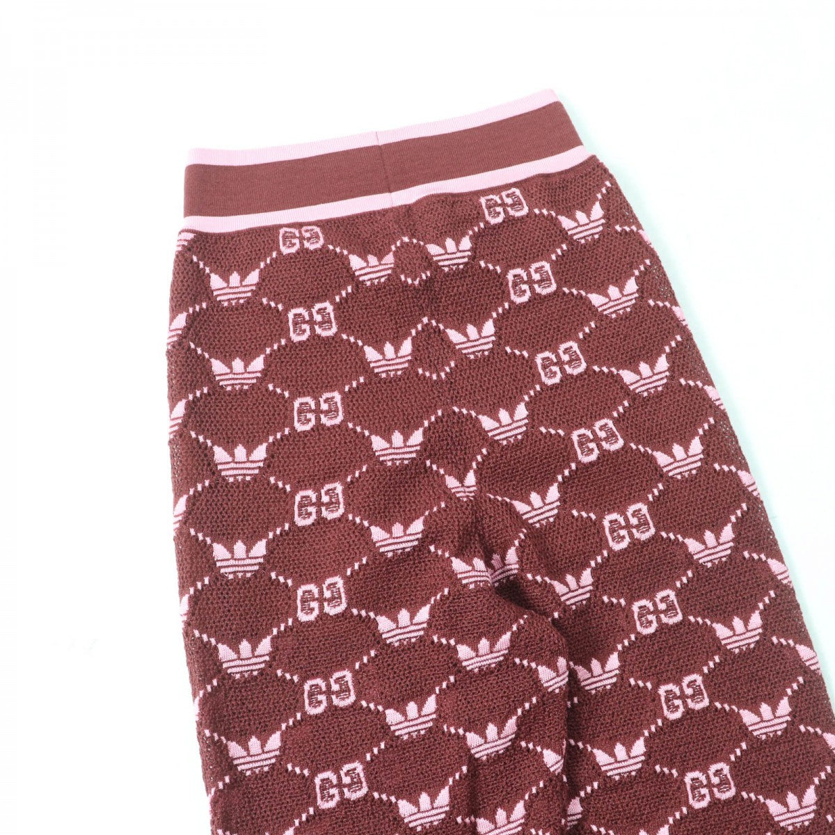 GUCCI Pants 693830 Main: 79% wool, Main: 21% rayon, Part: 90% wool, Part: 9% nylon, Part: 1% polyurethane, Part: 1% polyurethanePart: 96% rayon, 3% nylon, 1% polyurethaneLining: 83% rayon, 17% polyester Bordeaux Pink Women S