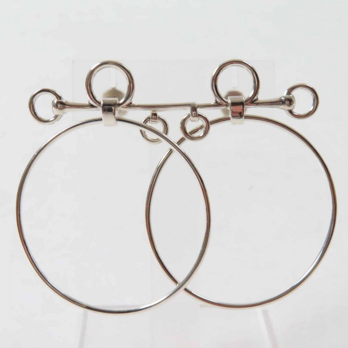 HERMES Pierce Main�FAG925 Silver Loop Medium Pierce Women