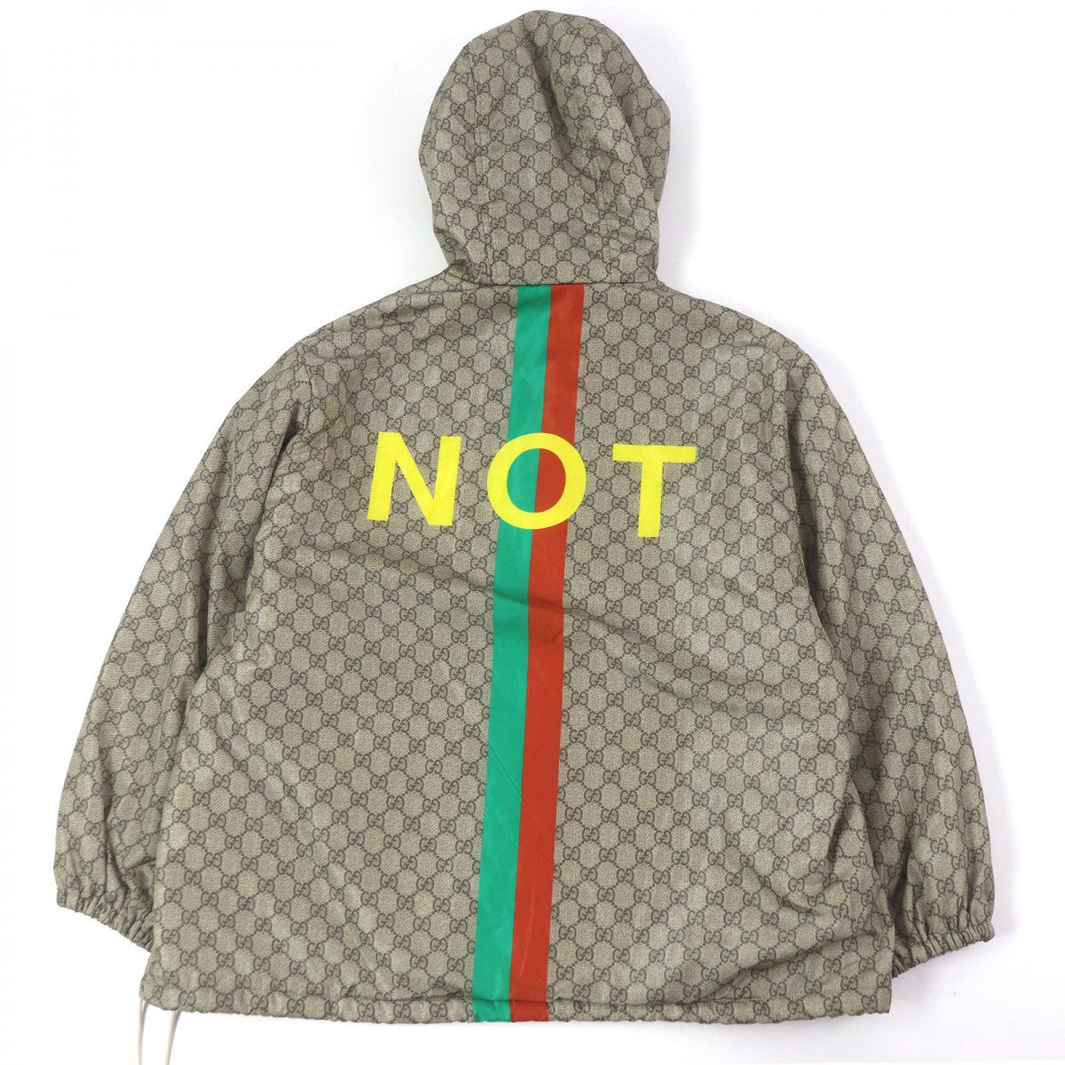 GUCCI Nylon jacket 636391 Main: 100% nylon, Filling: 100% polyester beige mens 48