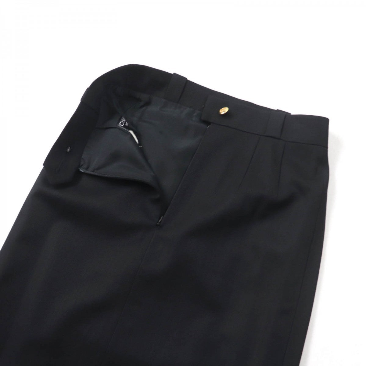 CHANEL Tight Skirt Outer: 100% wool, Lining: 100% silk black Women 34