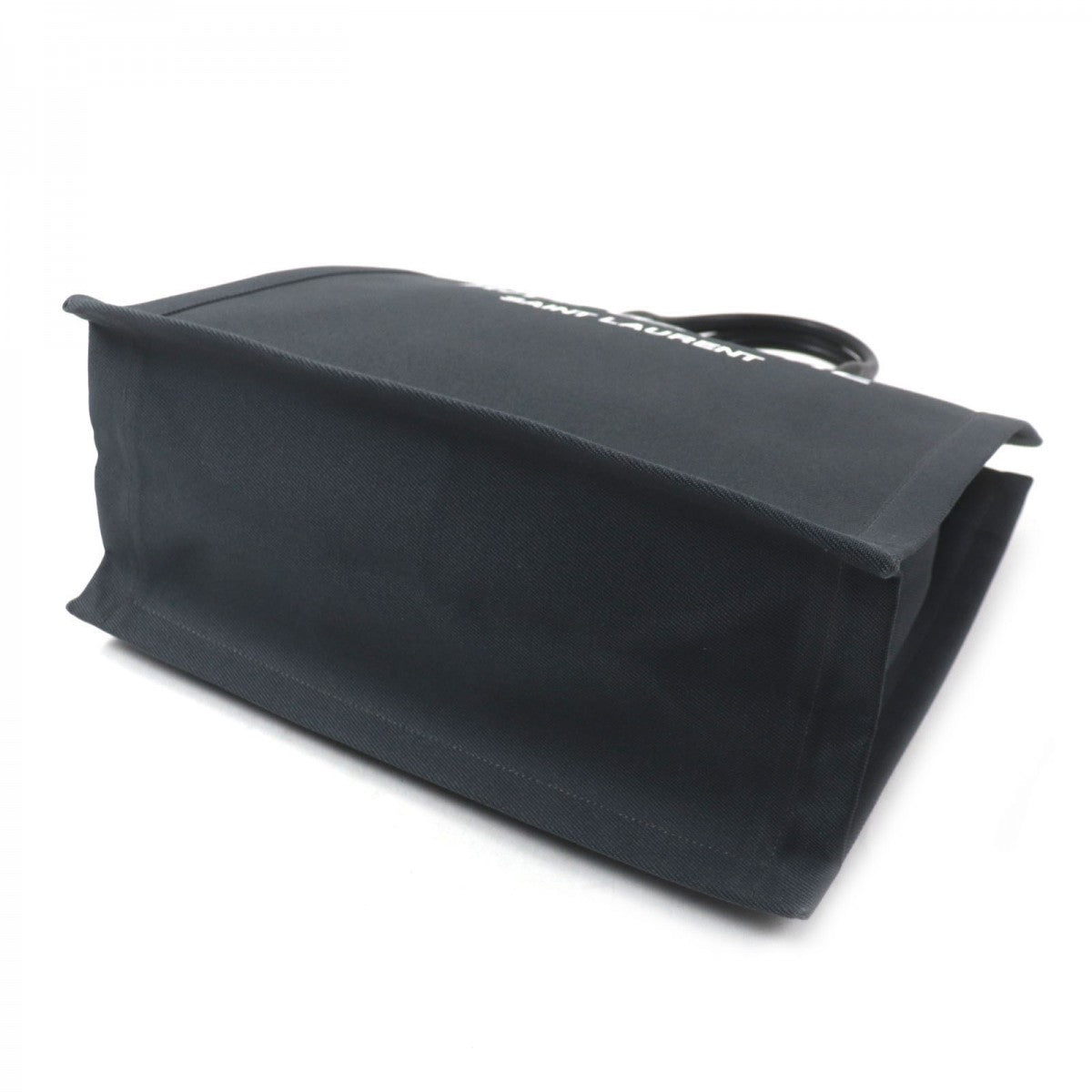 SAINT LAURENT PARIS Tote Bag 632539 Main: Canvas, Main: Leather dark gray black Rive Gauche N/S mens