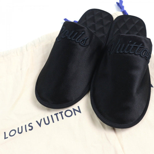 LOUIS VUITTON Other shoes Satin black LV sweet line Slippers Room Shoes Women(Unisex) 38-39
