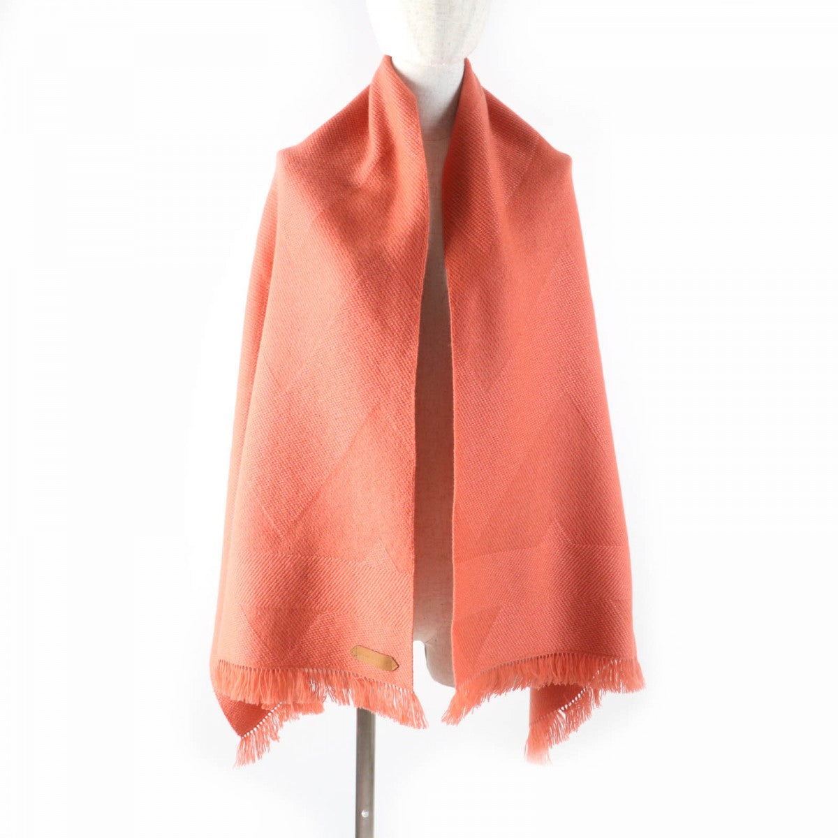 HERMES Scarf Main: 100% cashmere pink Grand Chevron Women