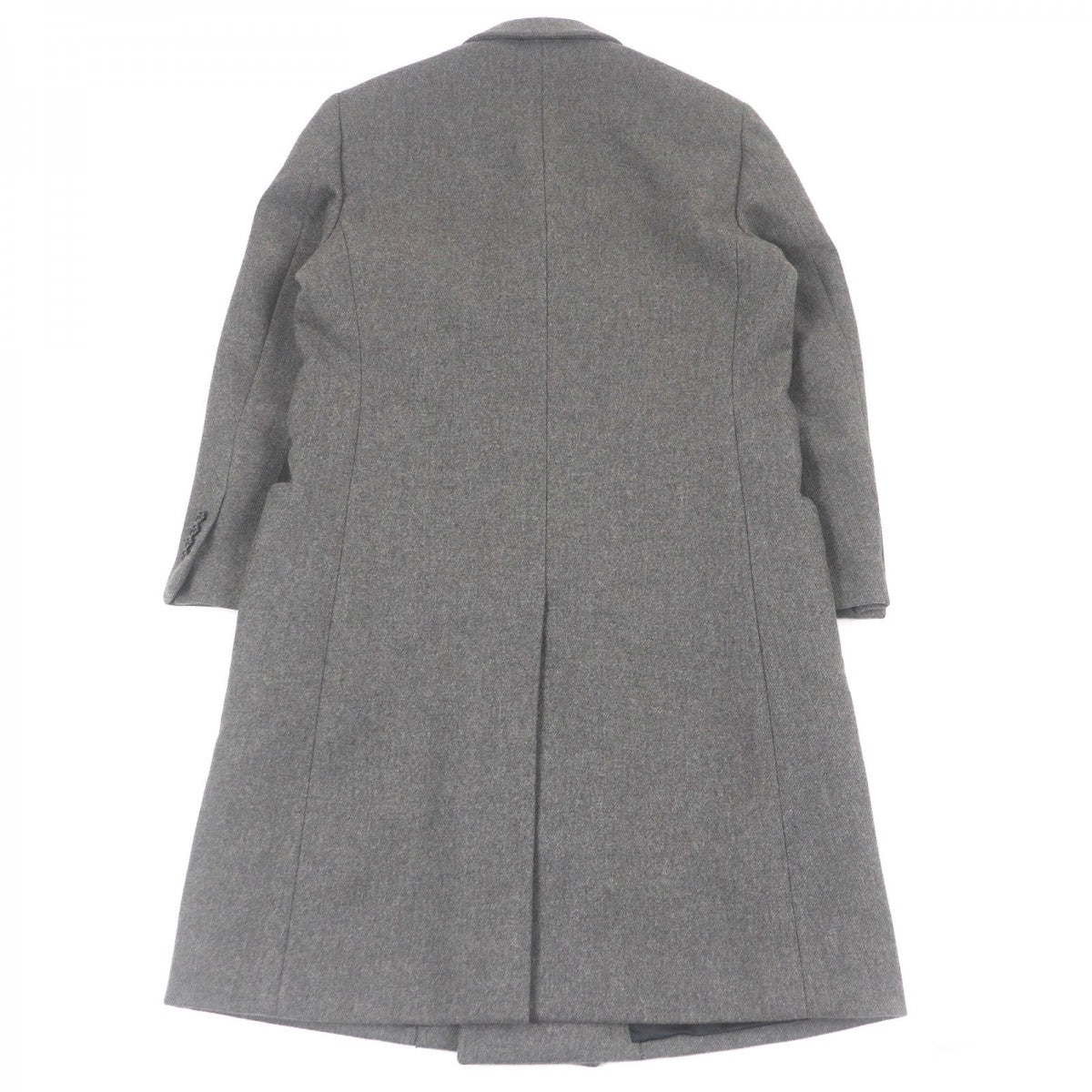 HERMES Double chester coat wool gray 52