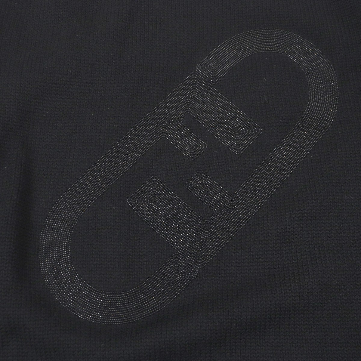 FENDI sweater FZX088 Main: 100% wool black mens 52