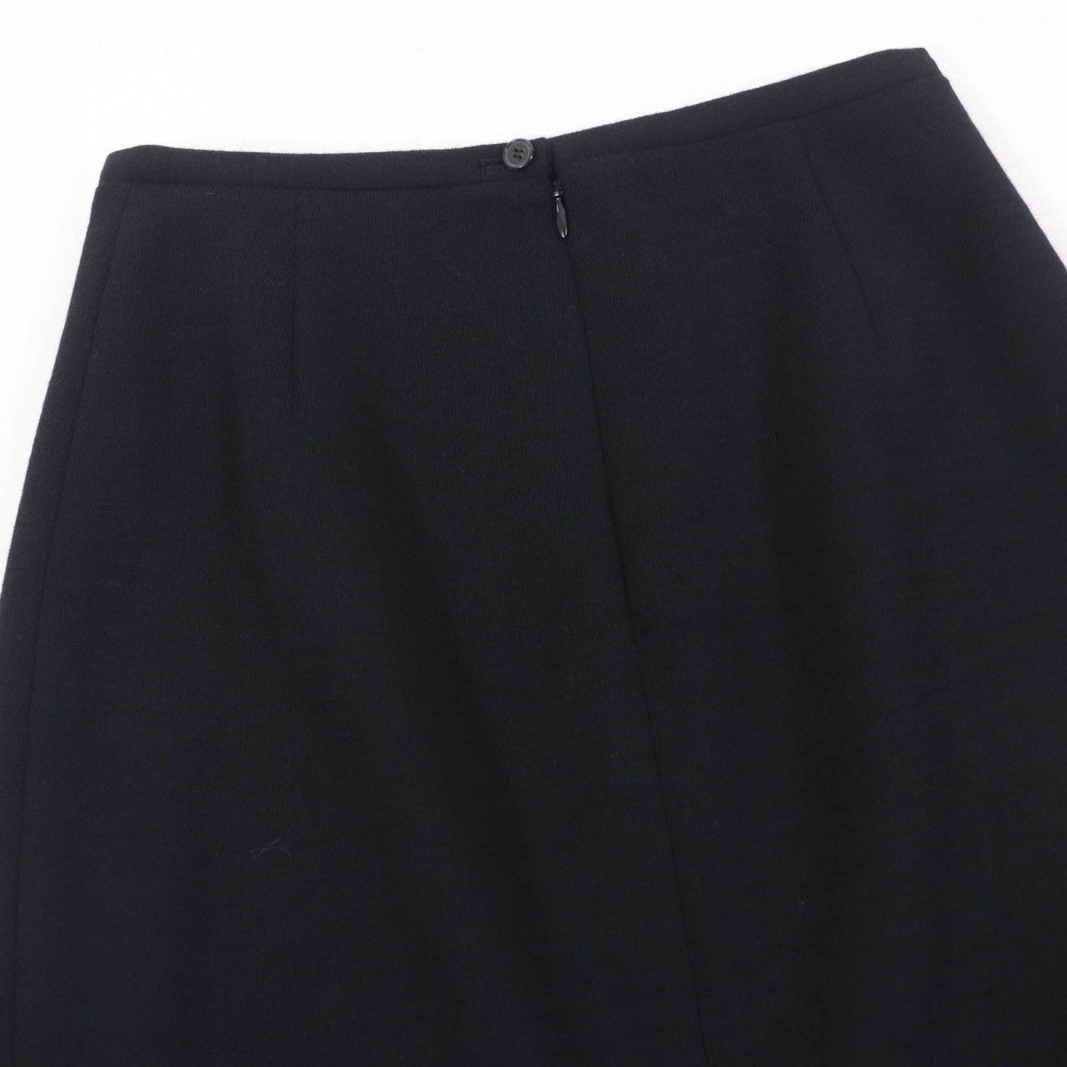 HERMES Tight Skirt Main: 100% wool, Lining: 100% silk black Women 34