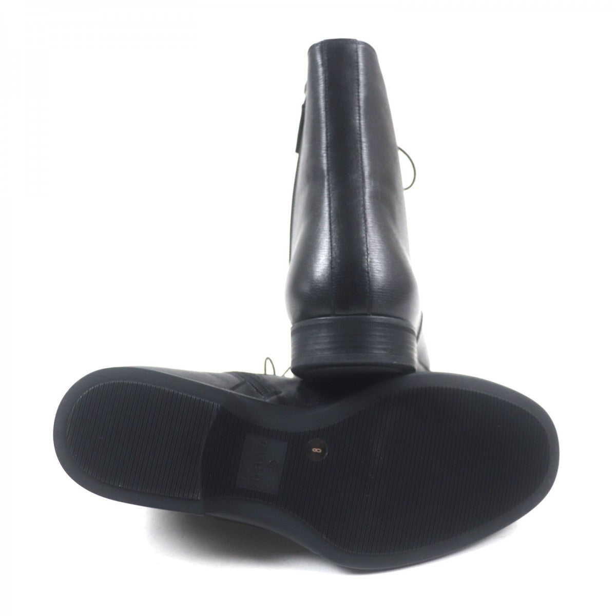 GUCCI boots Main: Leather black mens 8