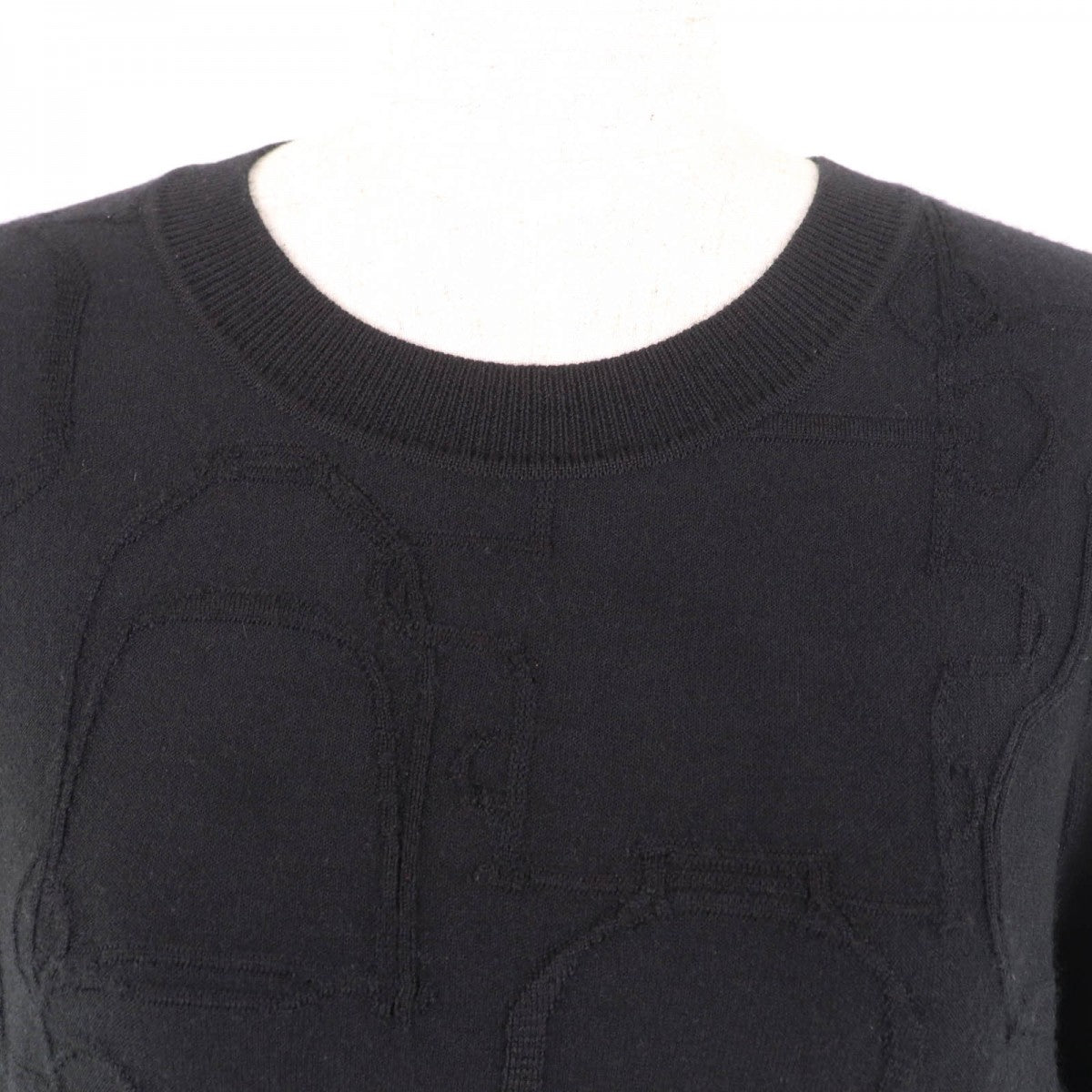 HERMES one piece Main: 43% silk, 42% cashmere, 11% nylon, 4% polyurethane black Women 40