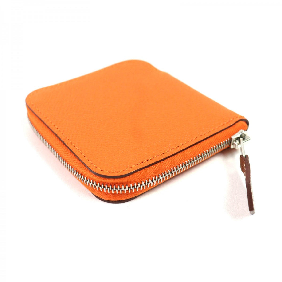 HERMES Coin case Main�FEpsom Orange Azap Mini Silk In Women