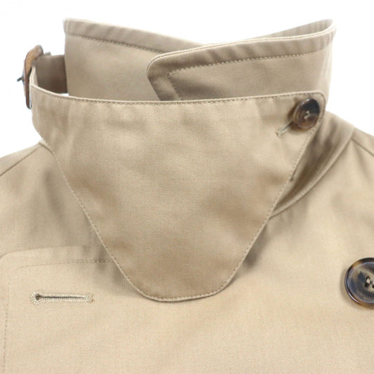 SAINT LAURENT PARIS trench coat polyester beige 50