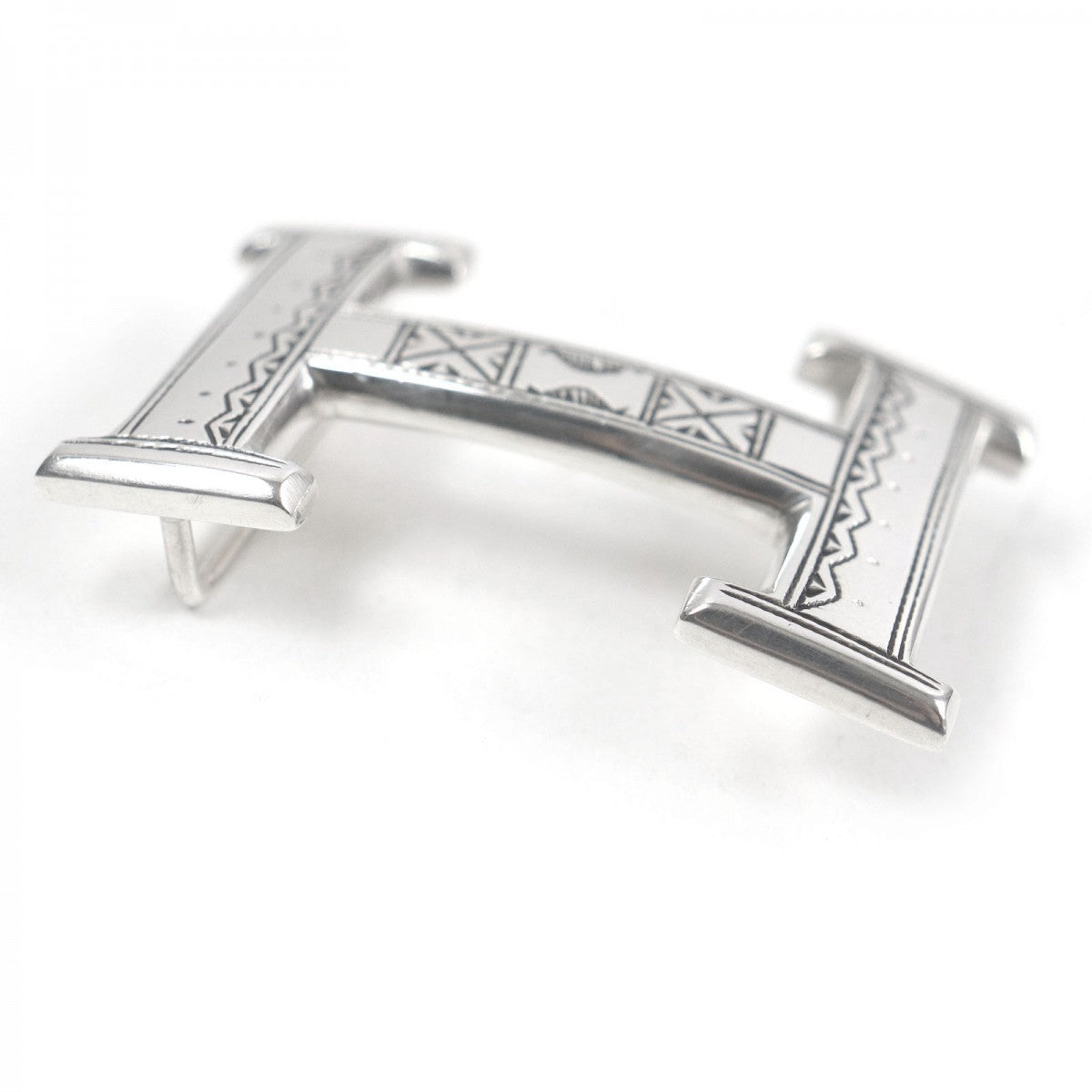 HERMES belt SV925 Silver Buckle only Tu Aleg