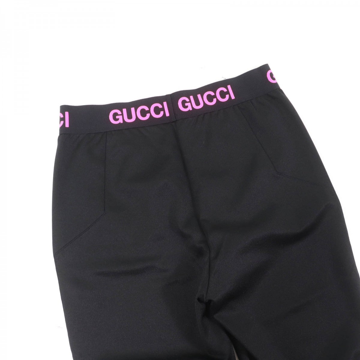 GUCCI Shorts 688421 Main: 50% cotton, Main: 48% nylon, Main: 2% polyurethane, Part: 94% nylon, Part: 6% polyurethane black Women S