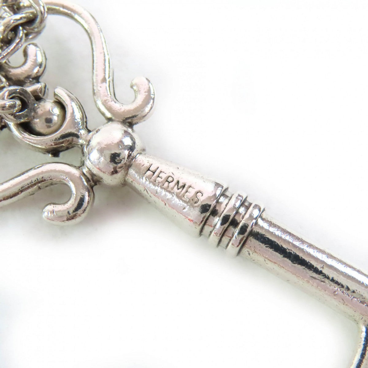 HERMES key ring SV925 Silver