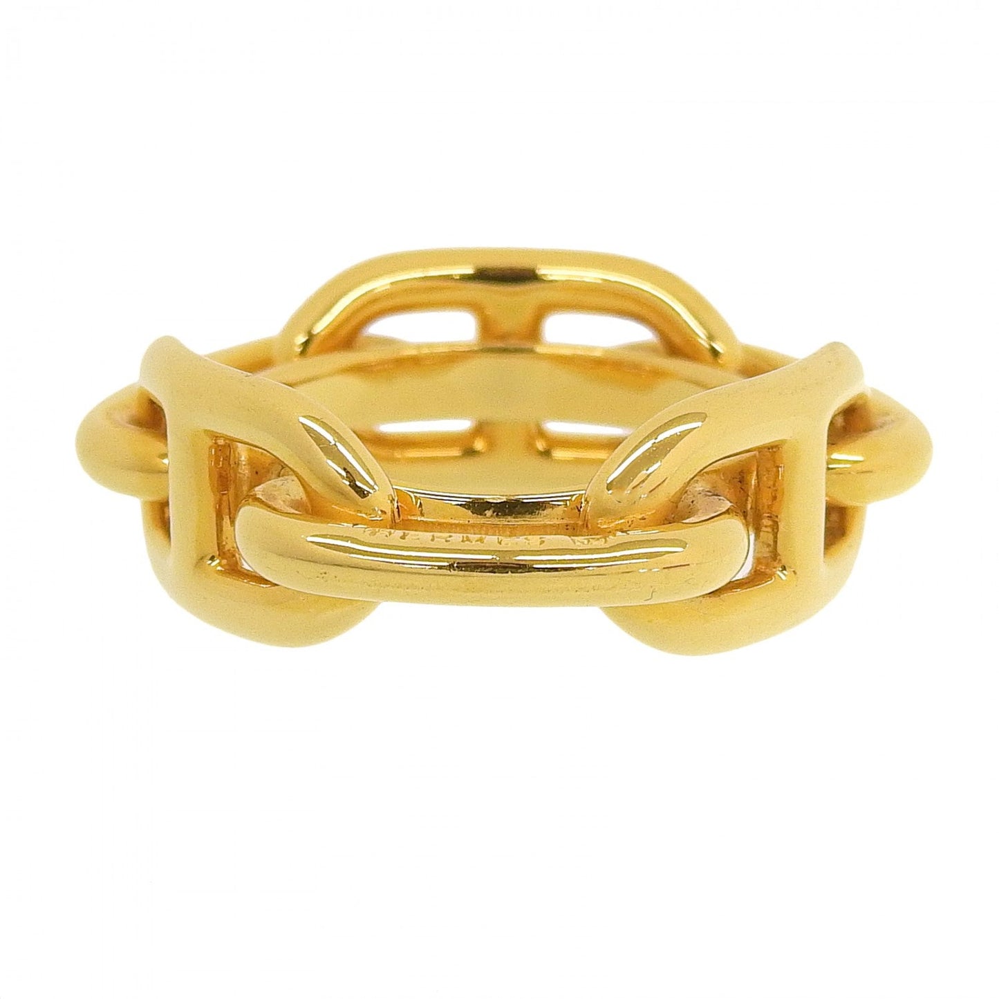 HERMES Scarf ring Gold Plated gold Lugate