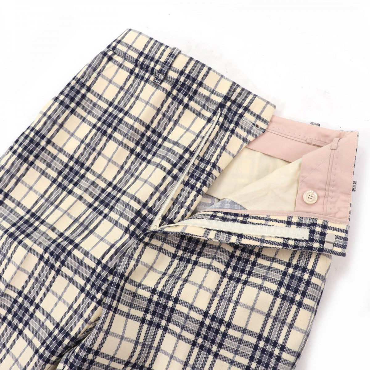 GUCCI Pants 611284 wool Ivory black 36