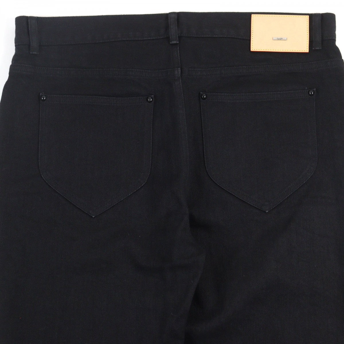 LOUIS VUITTON Denim pants HID70W cotton black Slim stretch denim pants 34