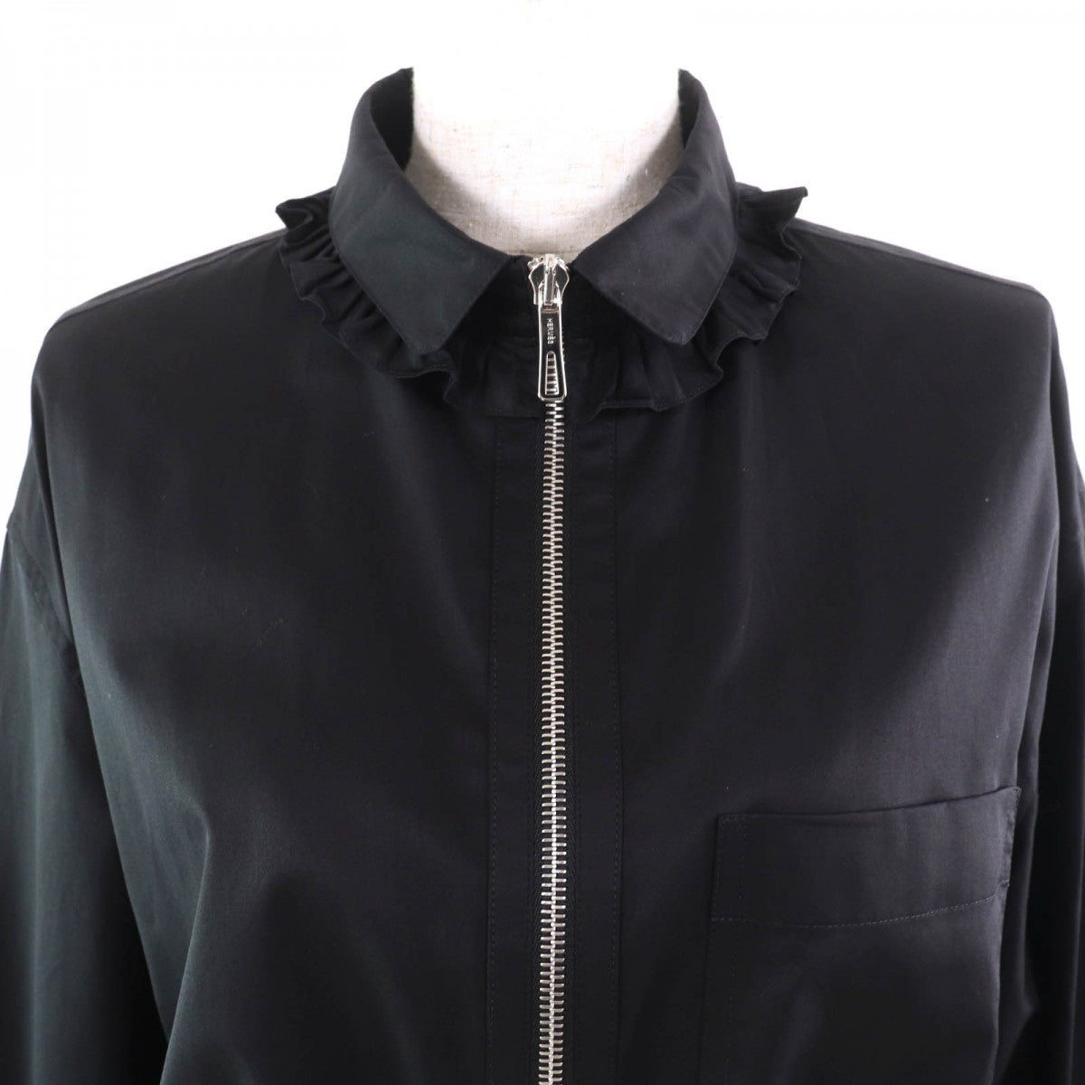 HERMES one piece 4H0571DV Main: 100% cotton black Women 40