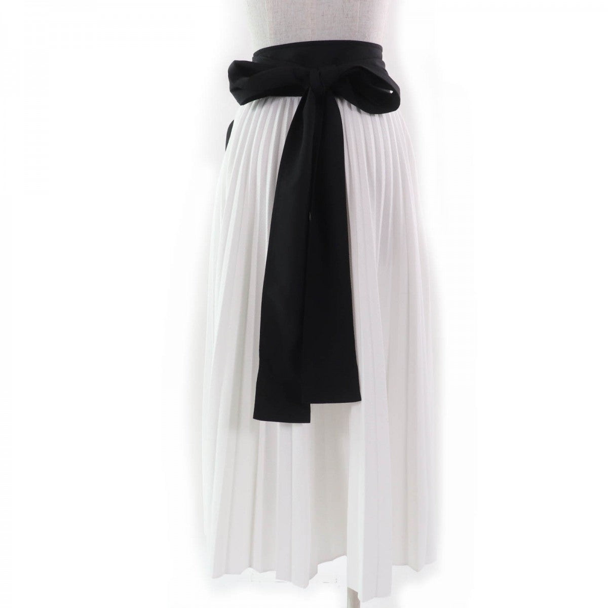 LOUIS VUITTON Long skirt Main: 49% cotton, Main: 31% polyester, Main: 20% silk white Women 34