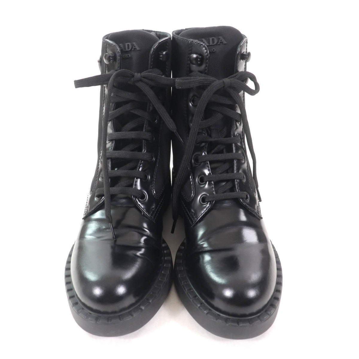PRADA short boots 1T782M Main: Brushed leather black Women 37