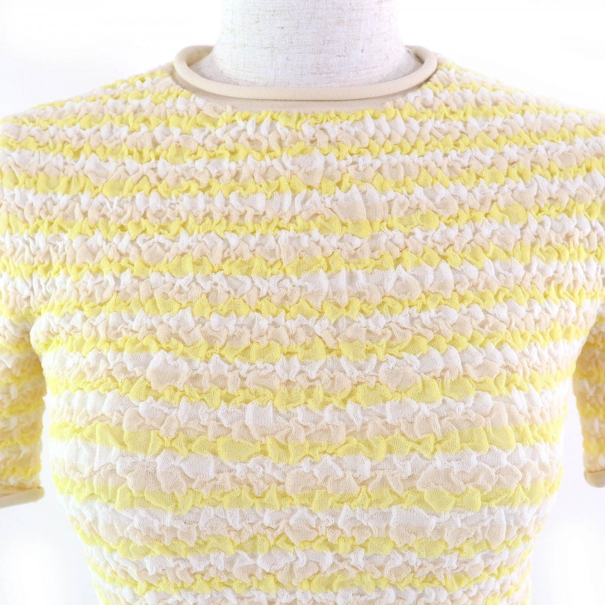 LOUIS VUITTON tops Nylon Yellow type XS