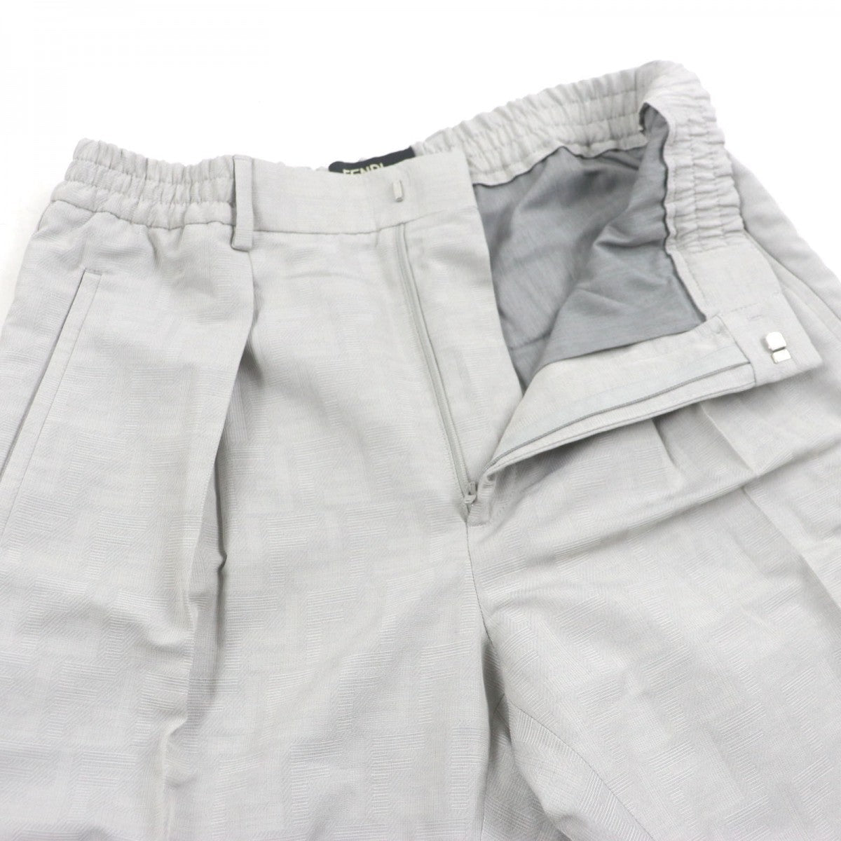 FENDI Pants FB0767 wool gray 46