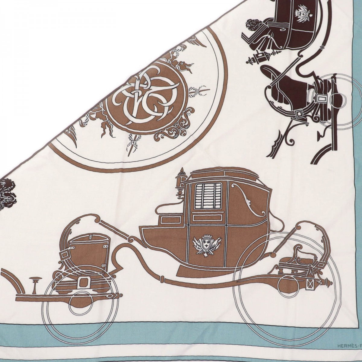 HERMES Stall cashmere Multi Triangle Jean Exlibris