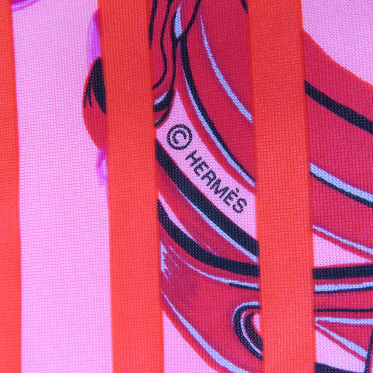 HERMES scarf silk Red type BRIDES de GALA Brides for ceremonies