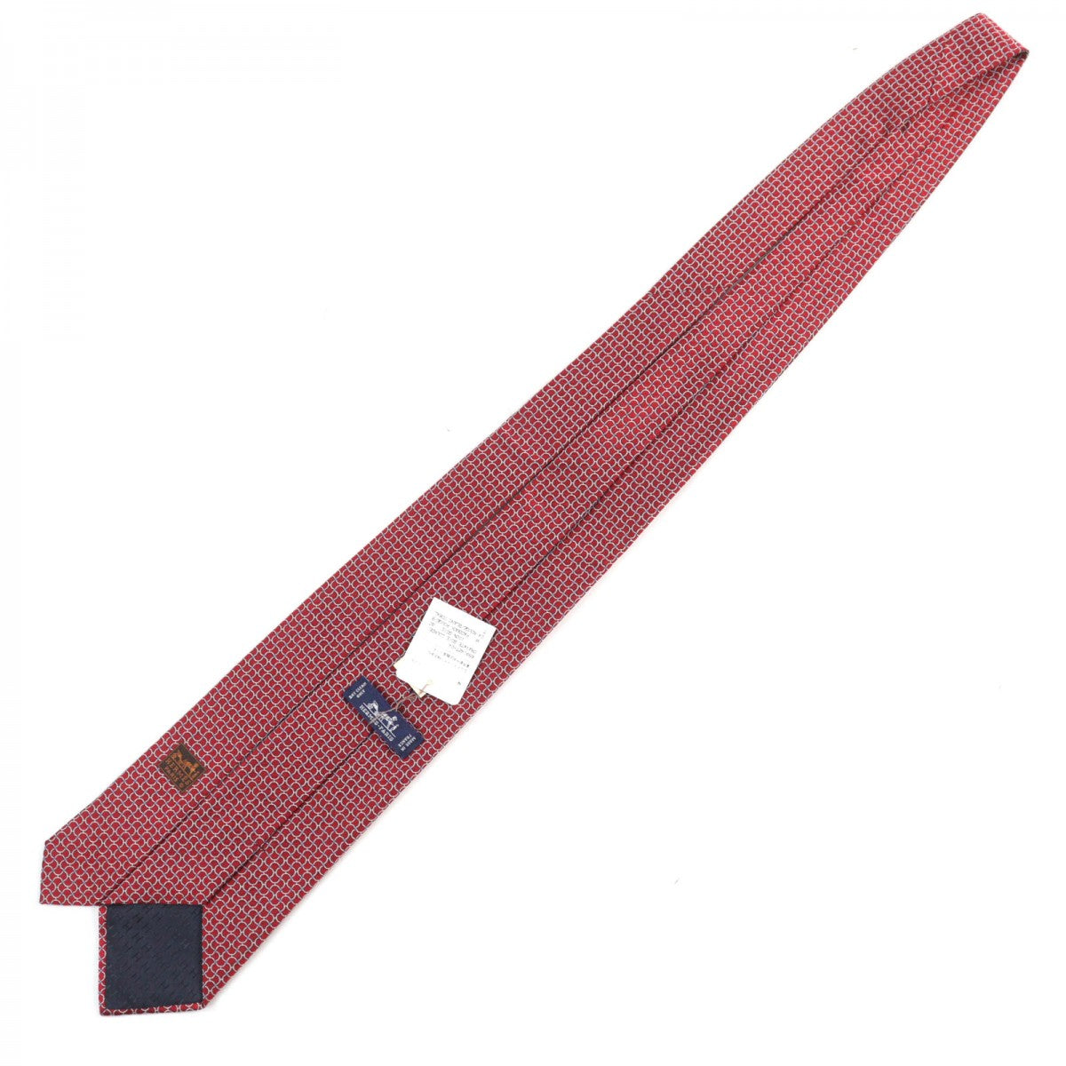 HERMES tie 659142T silk Red type CRAVATE