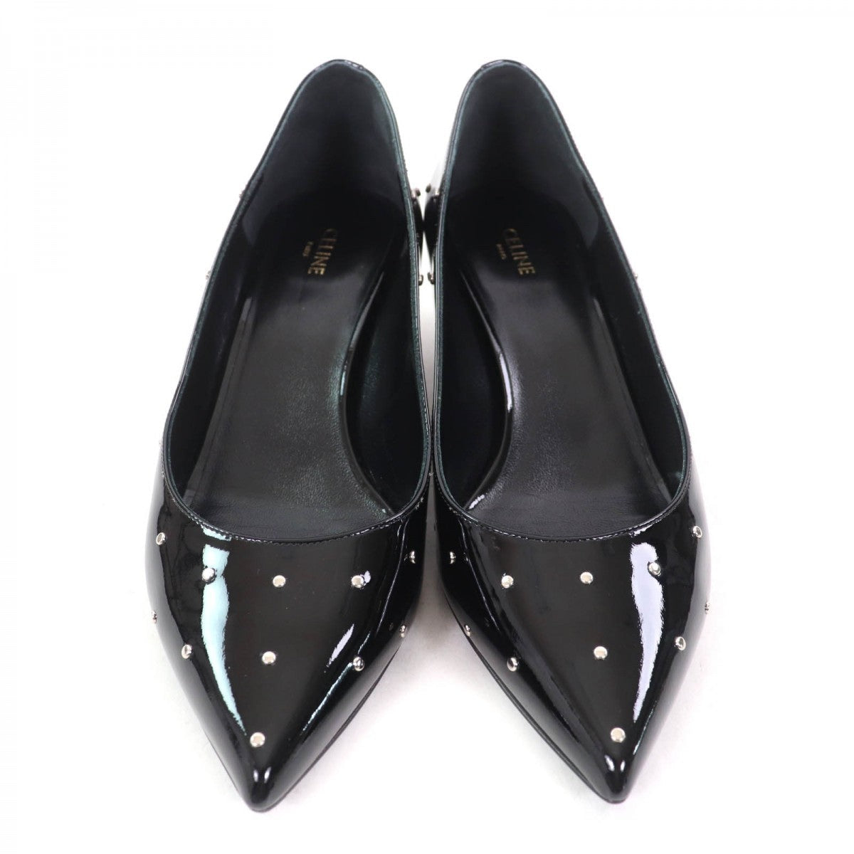 CELINE pumps Patent leather black 36.5