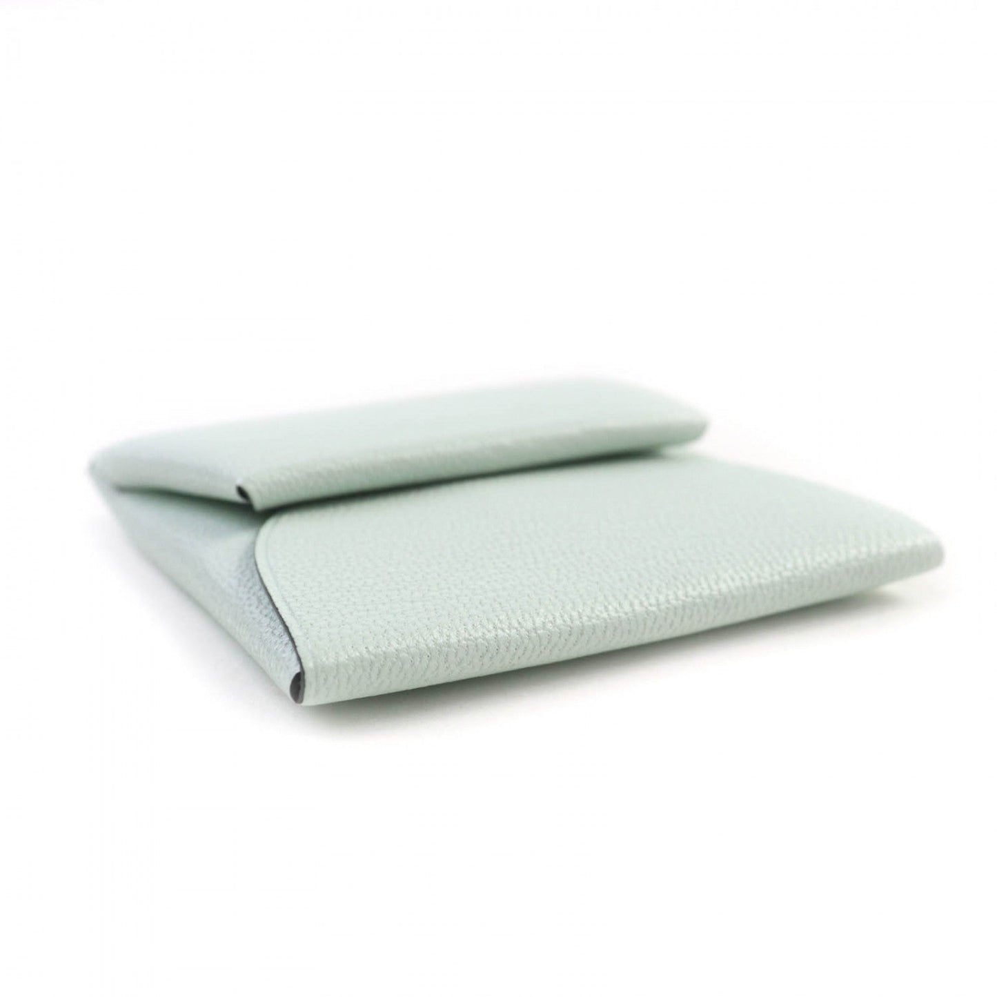 HERMES Coin case Shave Light green Bastia Verso