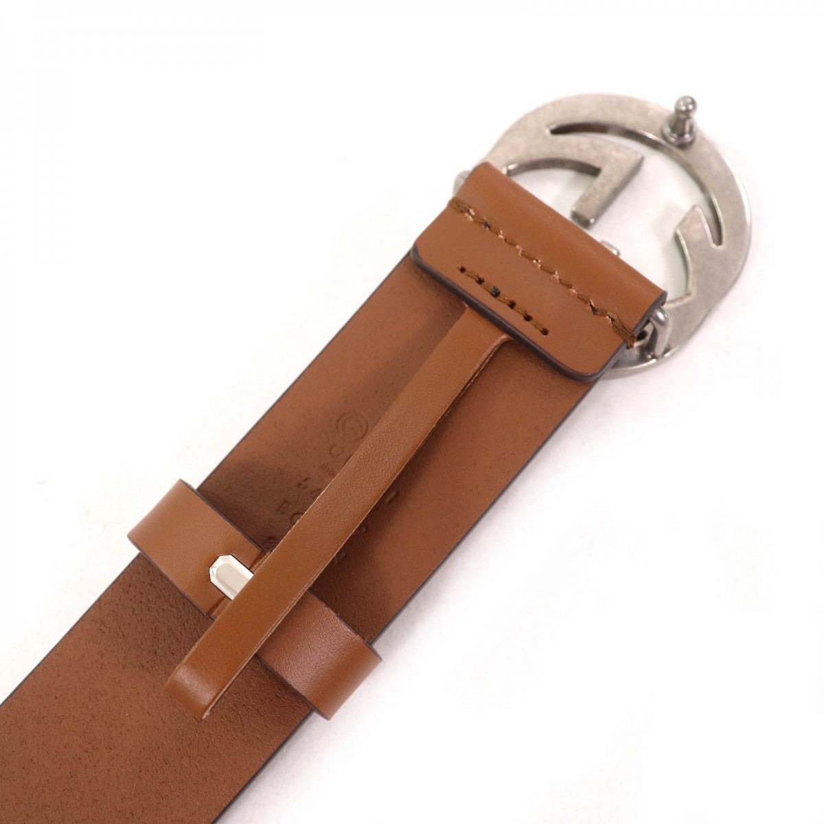 GUCCI belt 546389 leather Brown 85ã»34