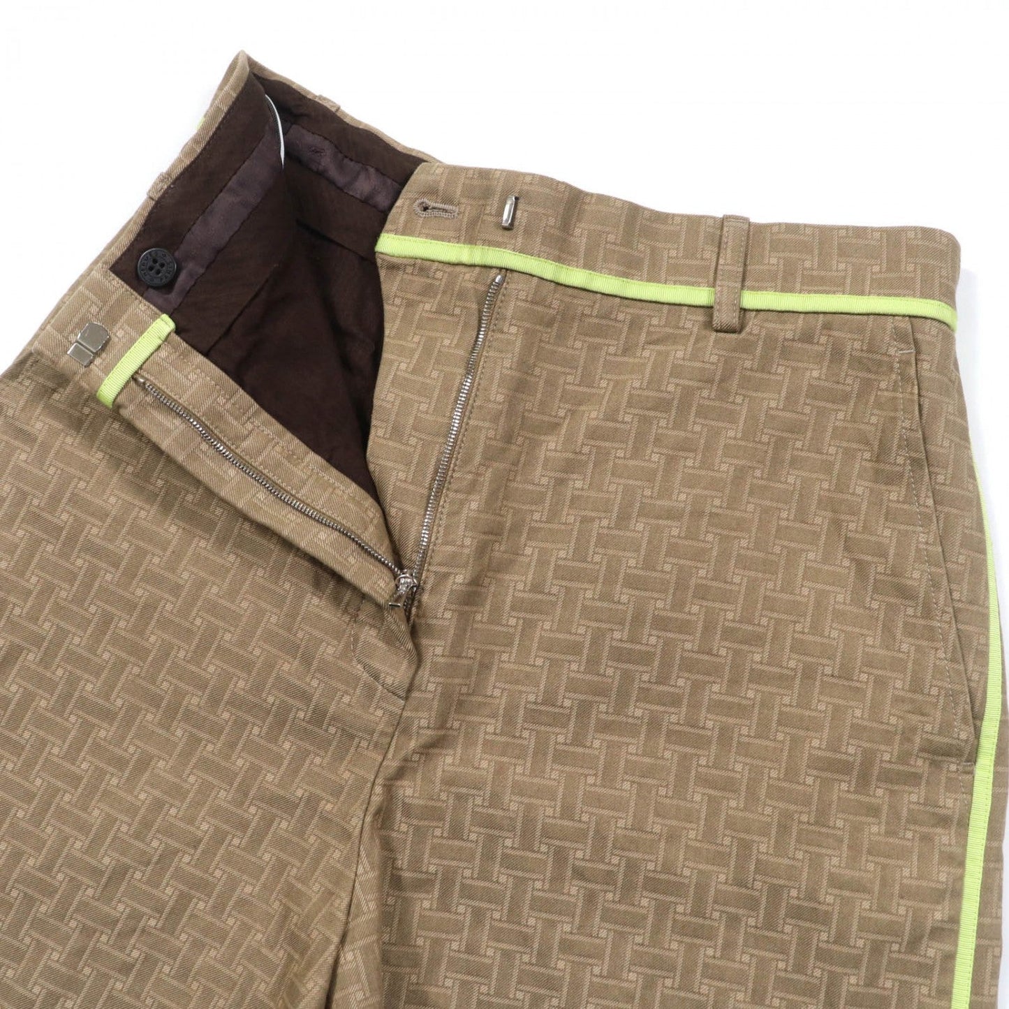 HERMES Shorts 2H0405DP cotton Brown type 36