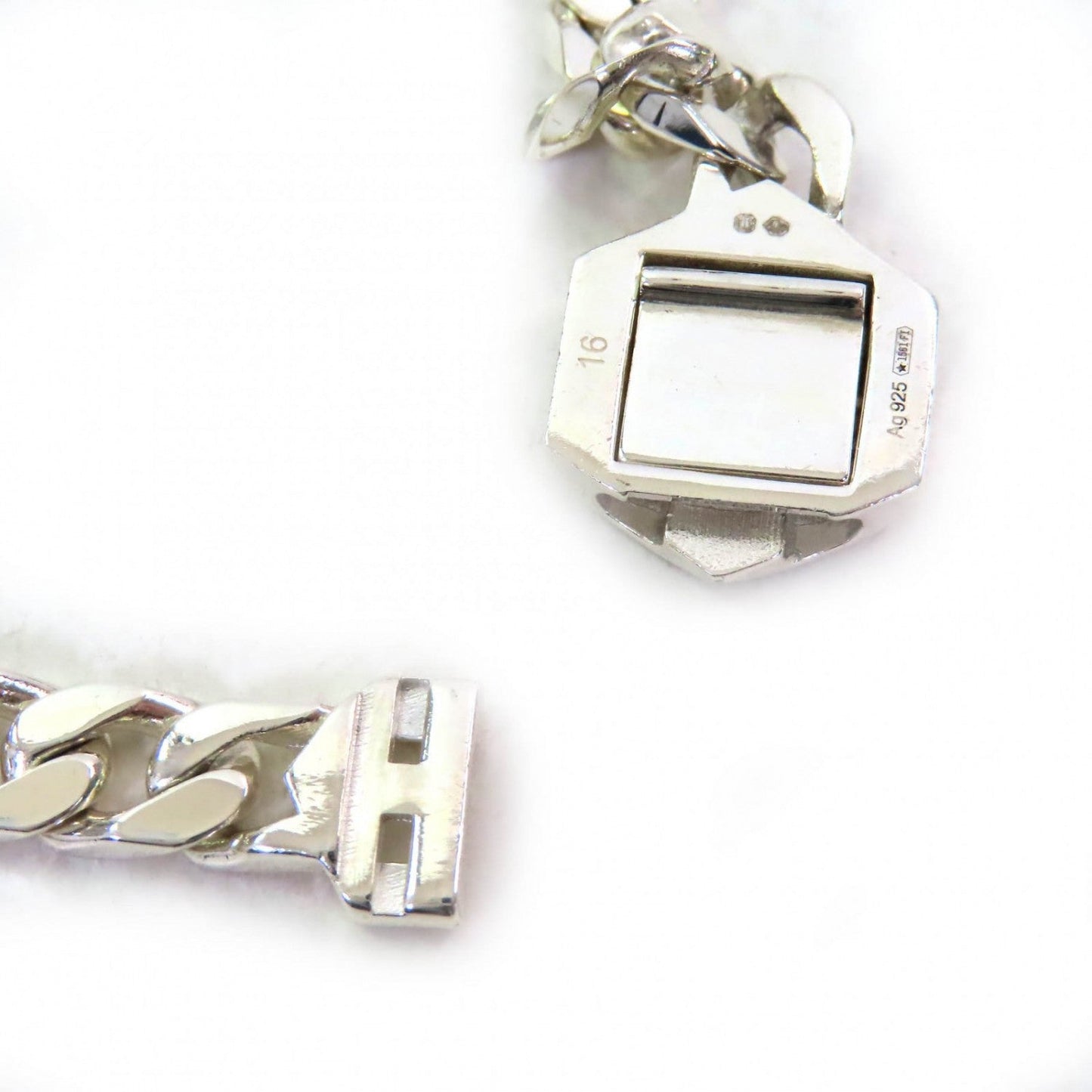 GUCCI bracelet 779173 AG925 Silver Trademark Bure Rubbed T 16