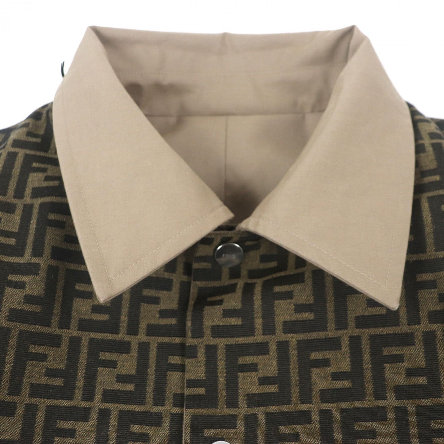 FENDI trench coat FF0741 cotton beige 50