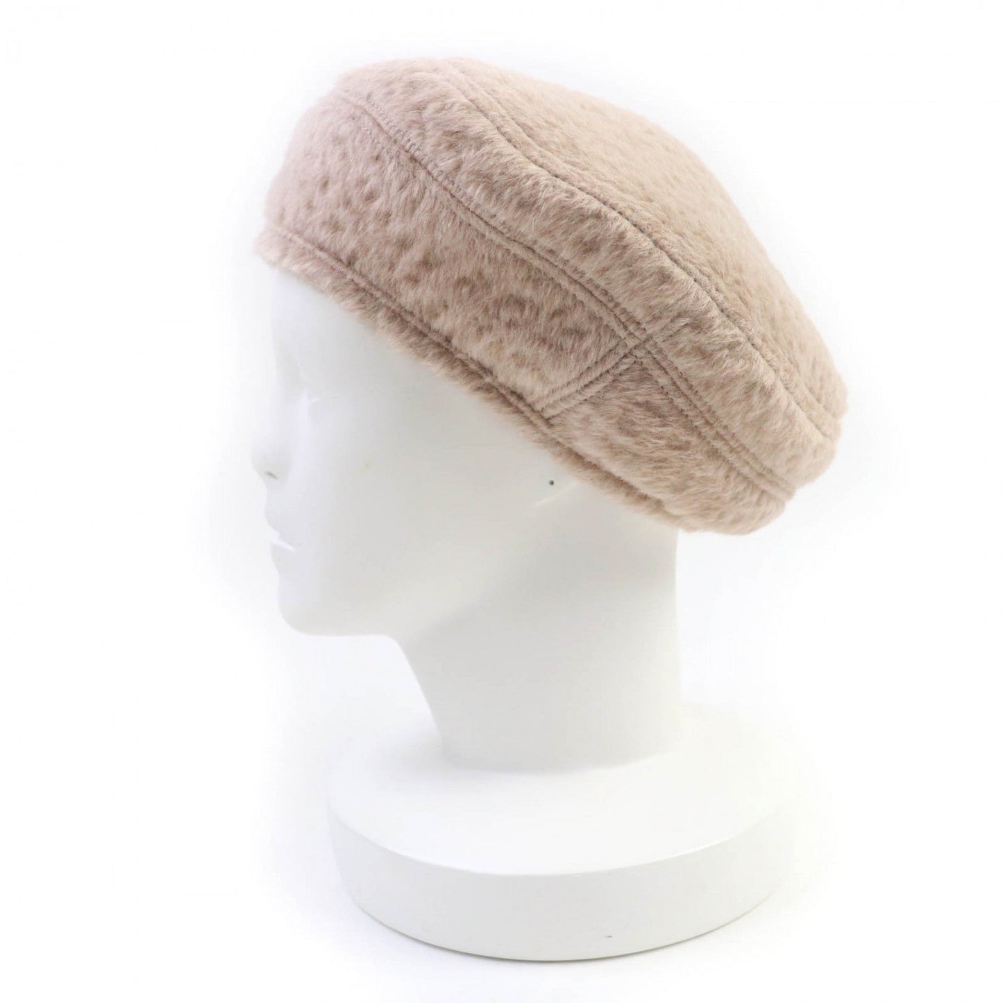 HERMES beret alpaca beige Saint Honoré 57