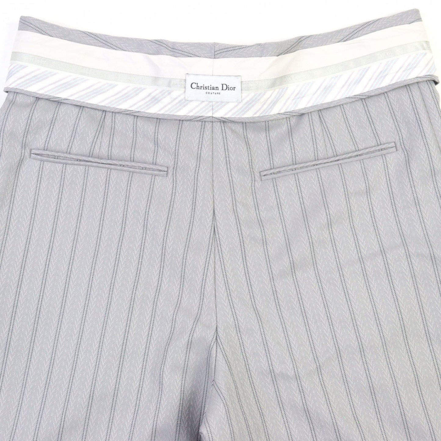 Dior HOMME Shorts 383C132A5718 wool Gray type Herringbone Pattern 46